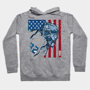 Jonathan Quick Los Angles Sketch USA Hoodie